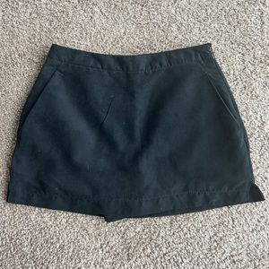 FOREVER 21 Suede Mini Skort with Pockets